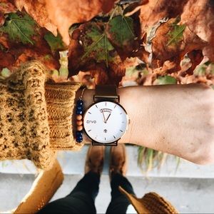 Arvo “Awristacrat” Watch in rose gold